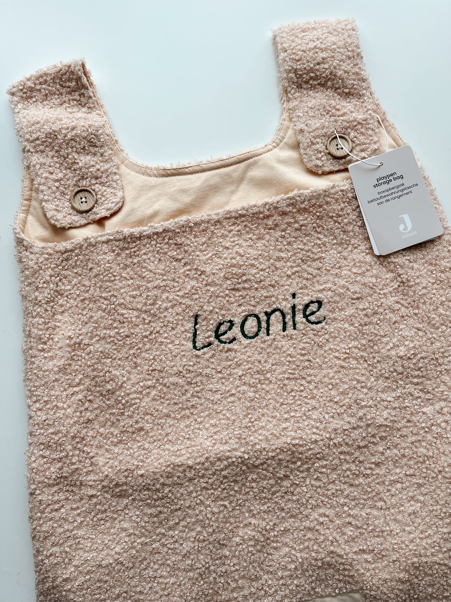 Voorbeeld Opbergzak ‘Leonie’