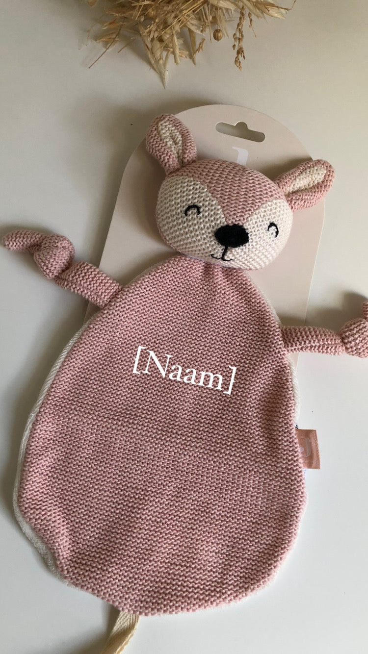 Speendoekje deer pink • Jollein