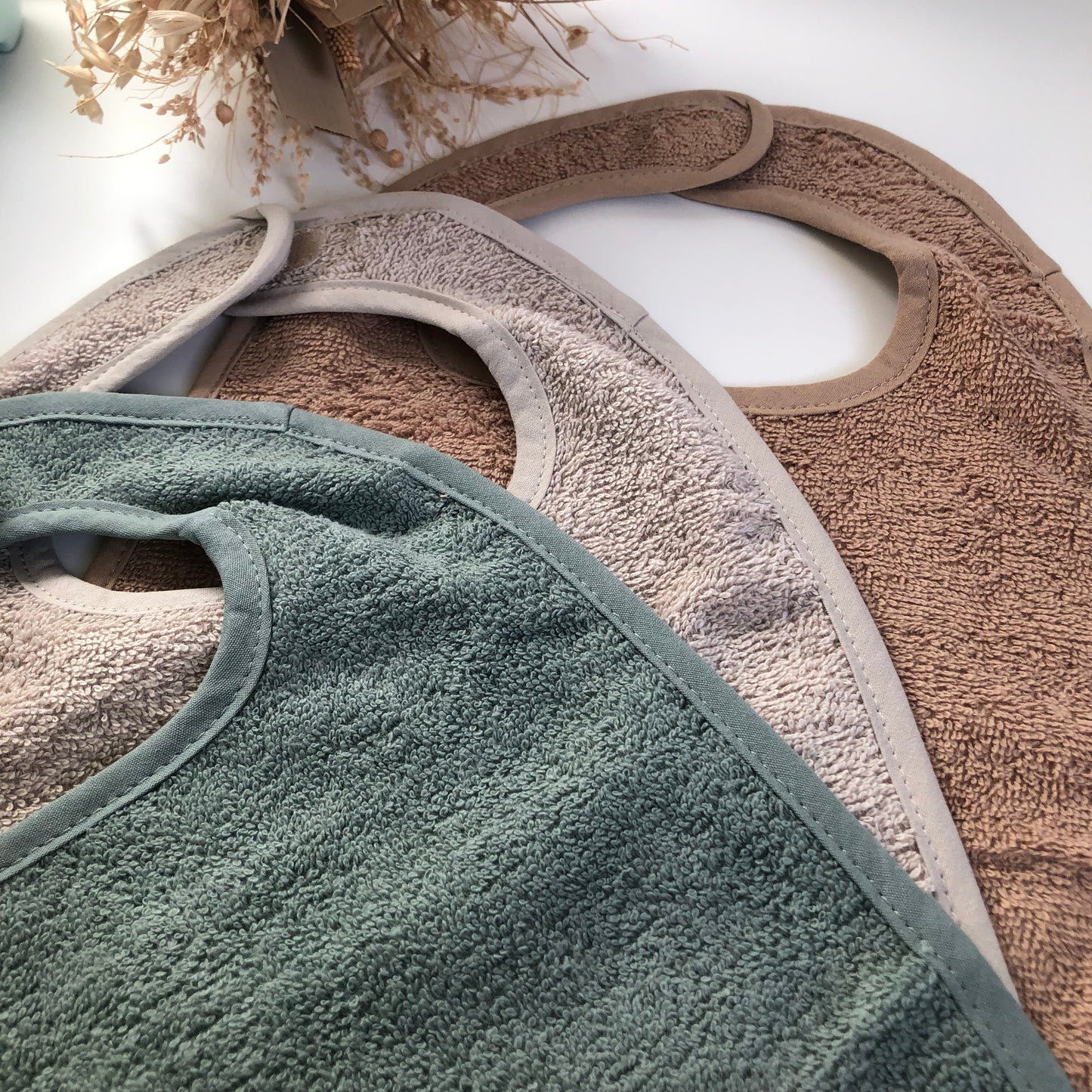 3-pack Slabbetjes badstof • Jollein