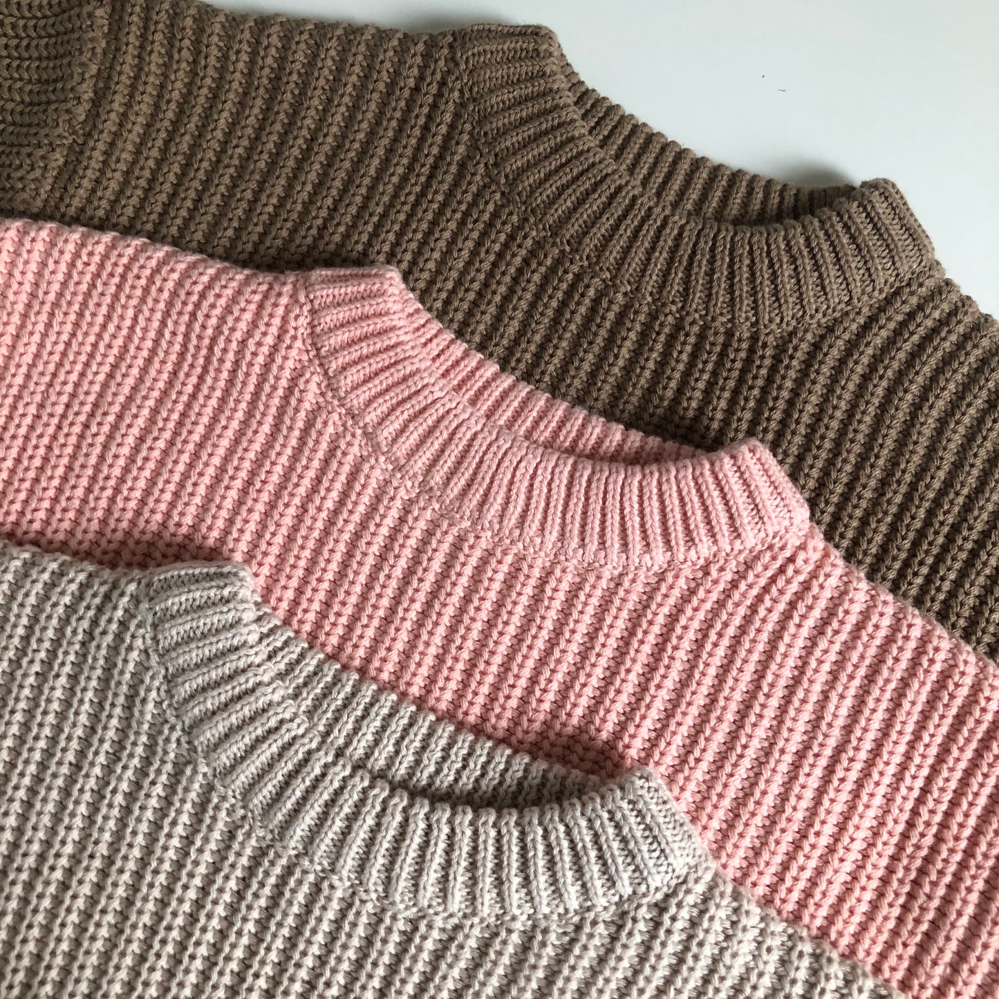 Knit sweater mokka • La Olivia Kids