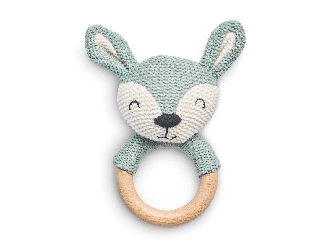 Rammelaartje Deer ash green • Jollein