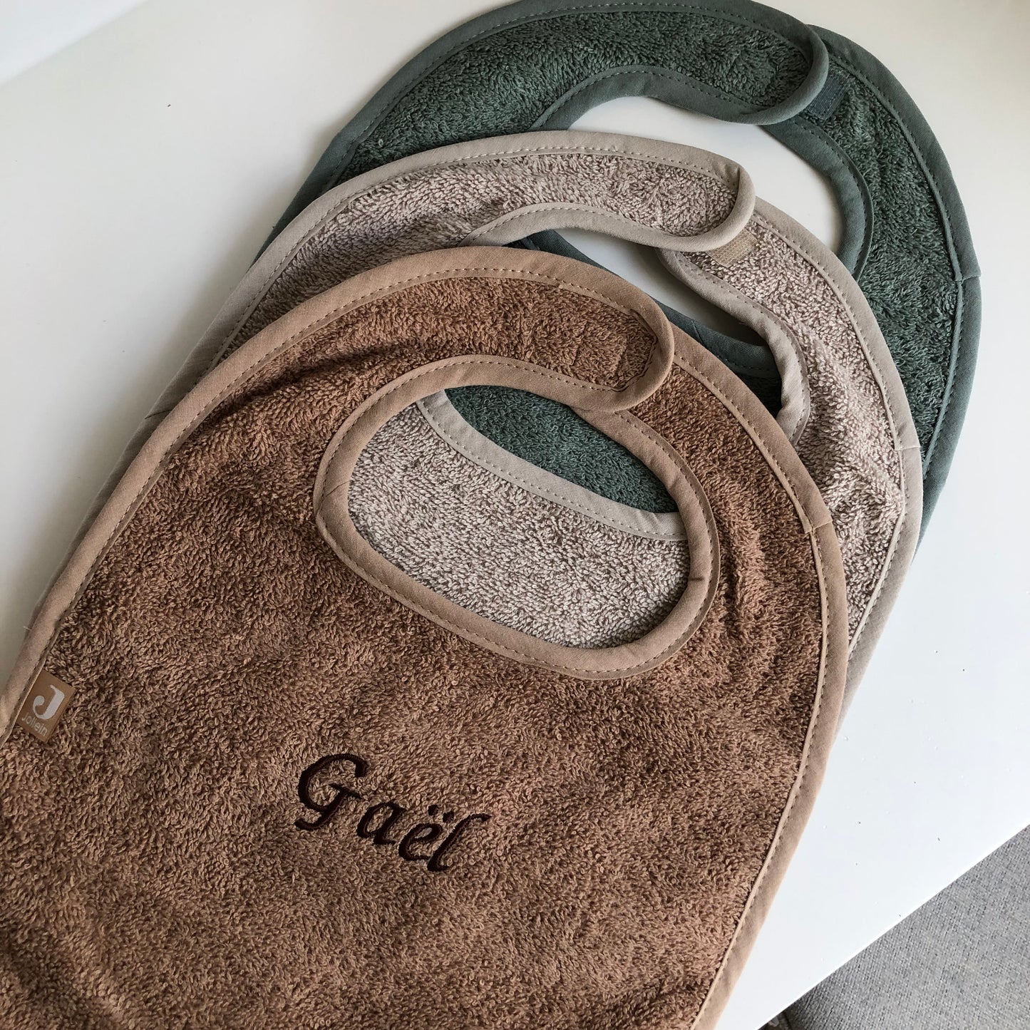 3-pack Slabbetjes badstof • Jollein