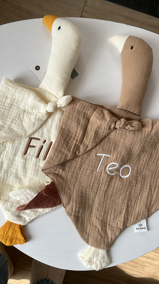 Knuffel gansje • Rammelaartje