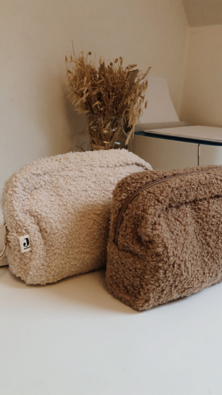 Etui bouclé biscuit • Jollein