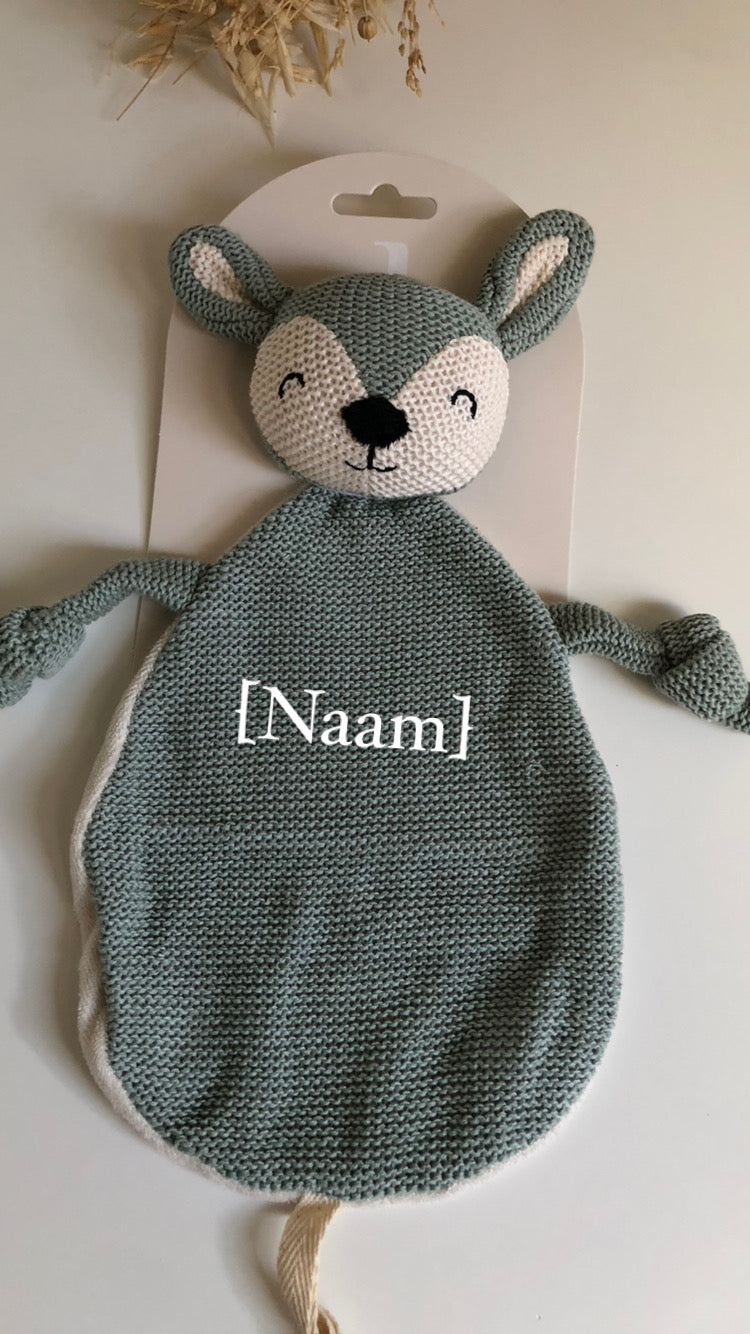 Speendoekje deer ash green • Jollein