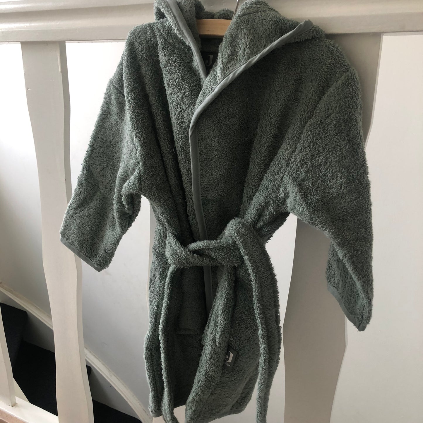 Badjas ash green • Jollein