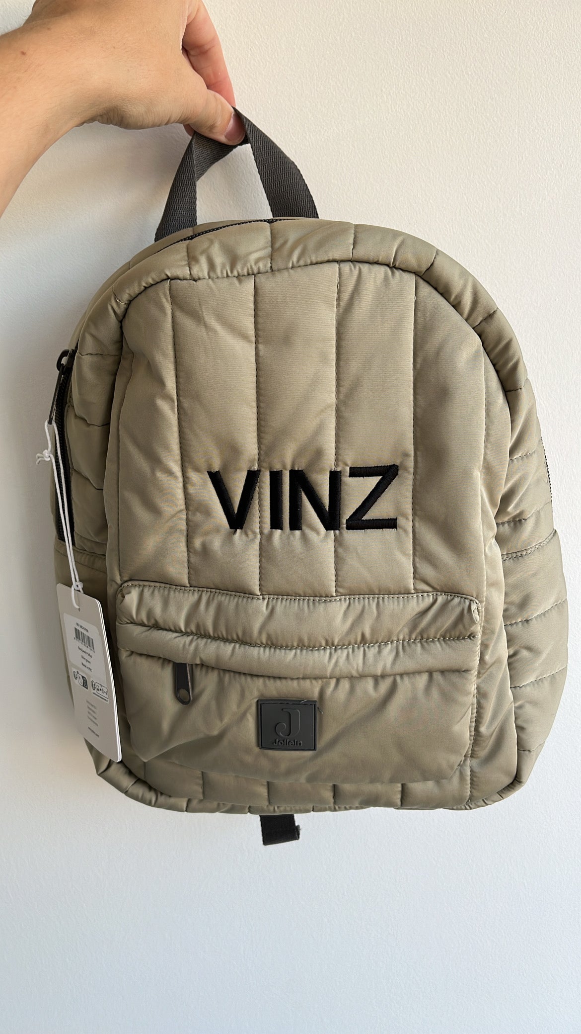 Rugzak puffed olive green • Jollein