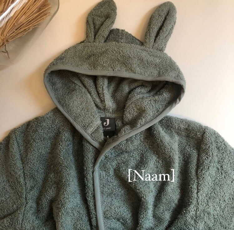 Badjas ash green • Jollein