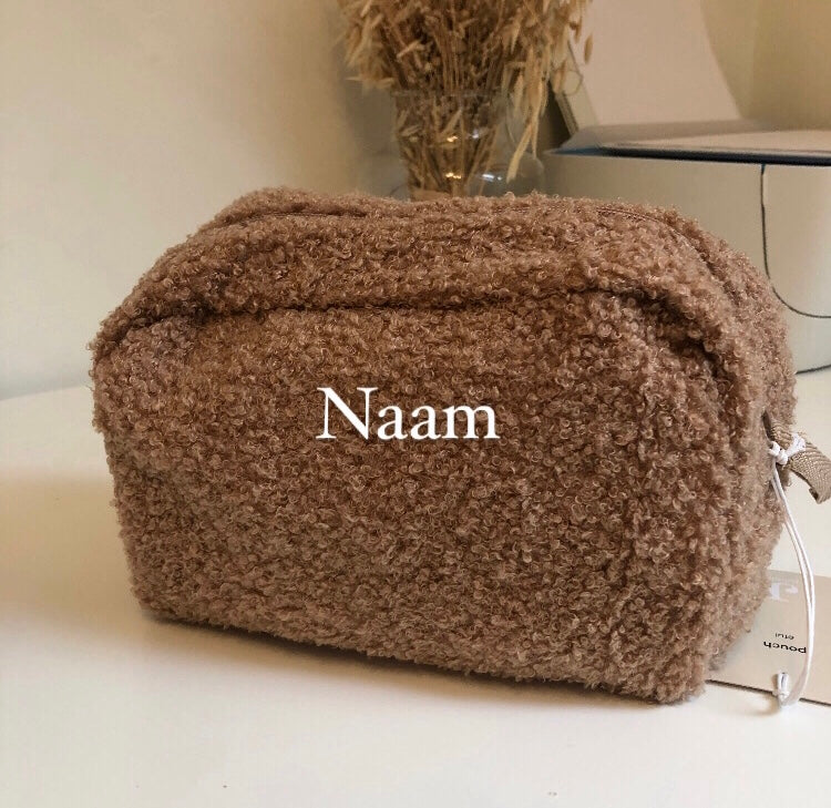 Etui bouclé biscuit • Jollein