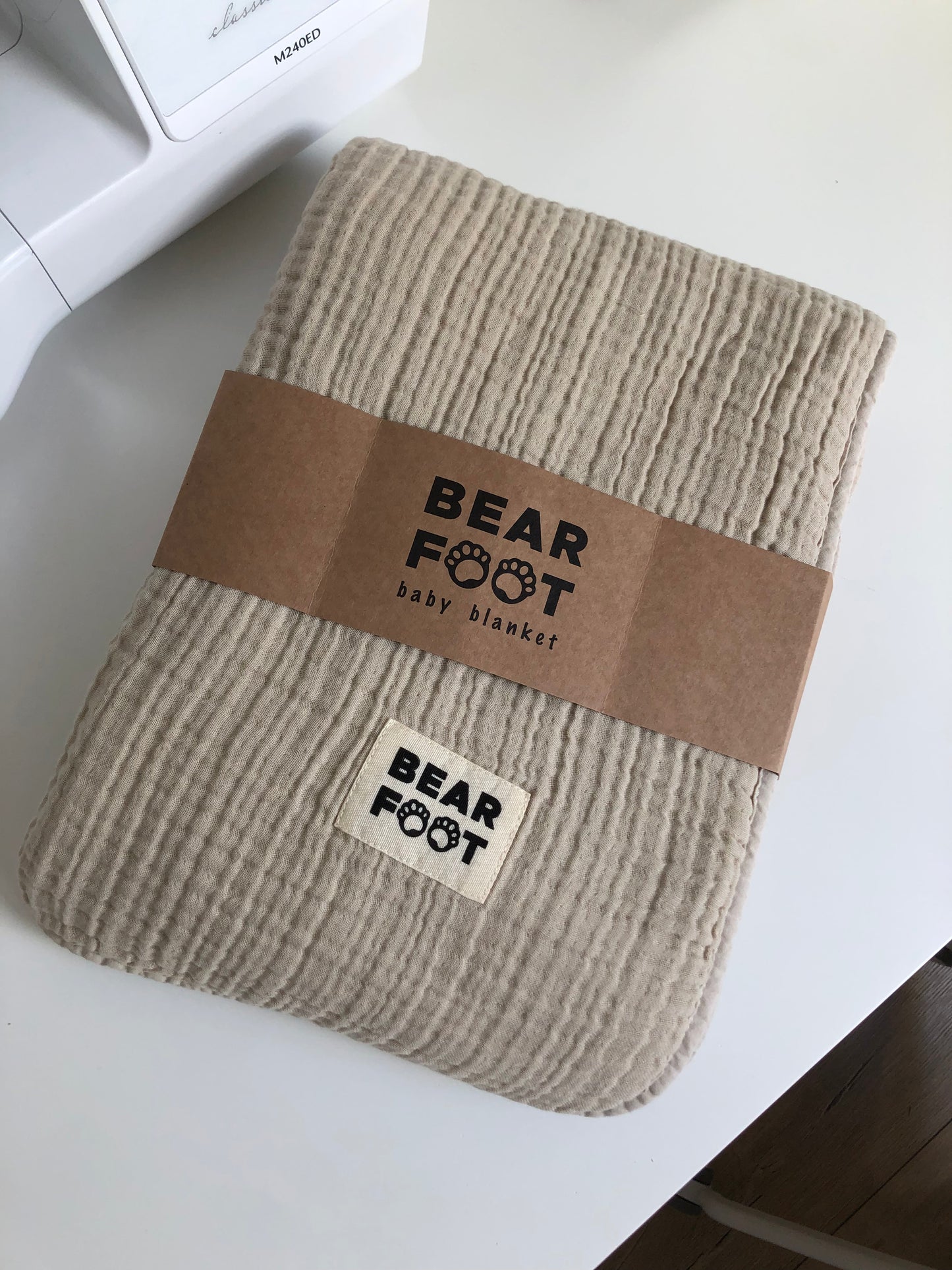 Fleece deken zand • BEARFOOT