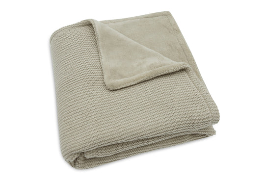 Basic Knit + fleece olive green • Jollein