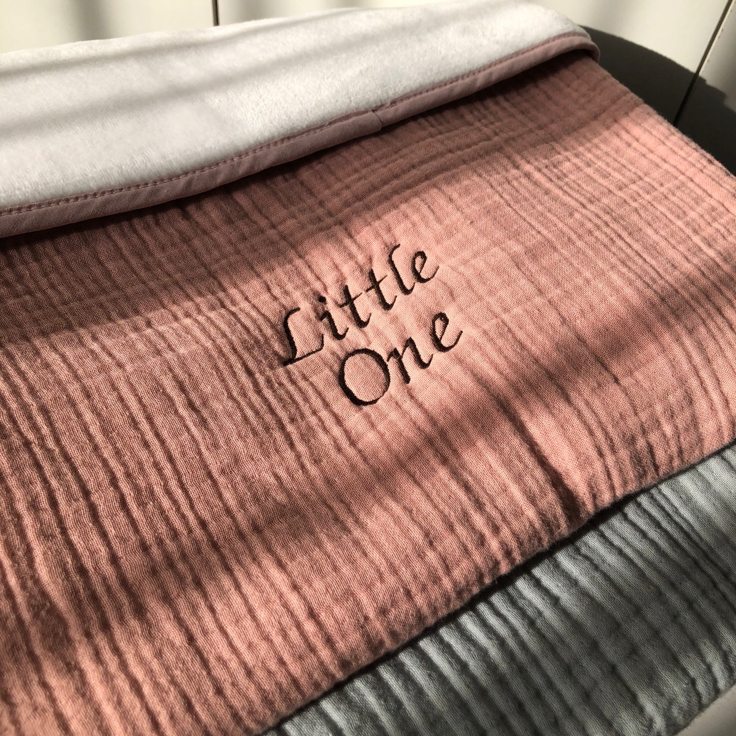 Fleece deken dusty roze • BEARFOOT