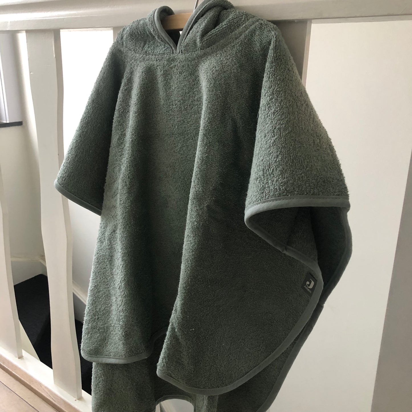 Badponcho ash green • Jollein