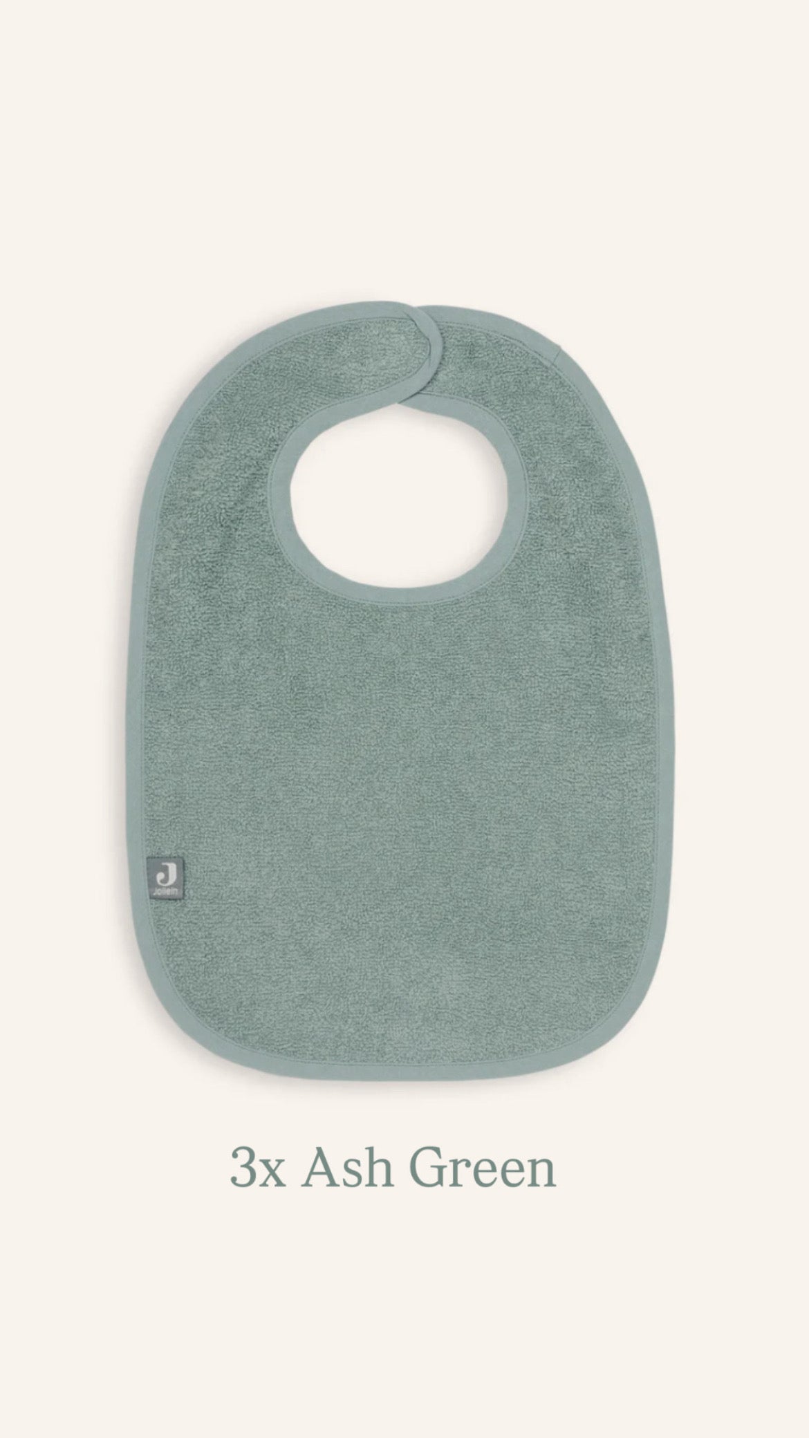 3-pack Slabbetjes badstof • Jollein