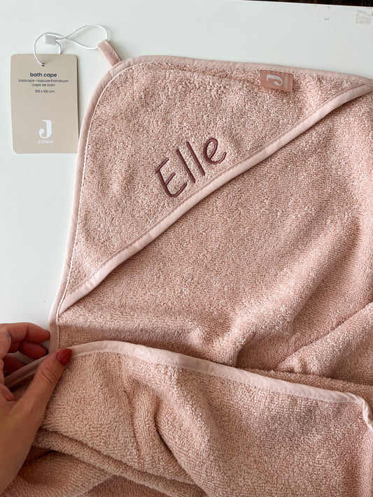 Badcape pale pink • Jollein