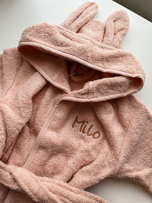 Badjas 1-2 jaar pale pink • Jollein