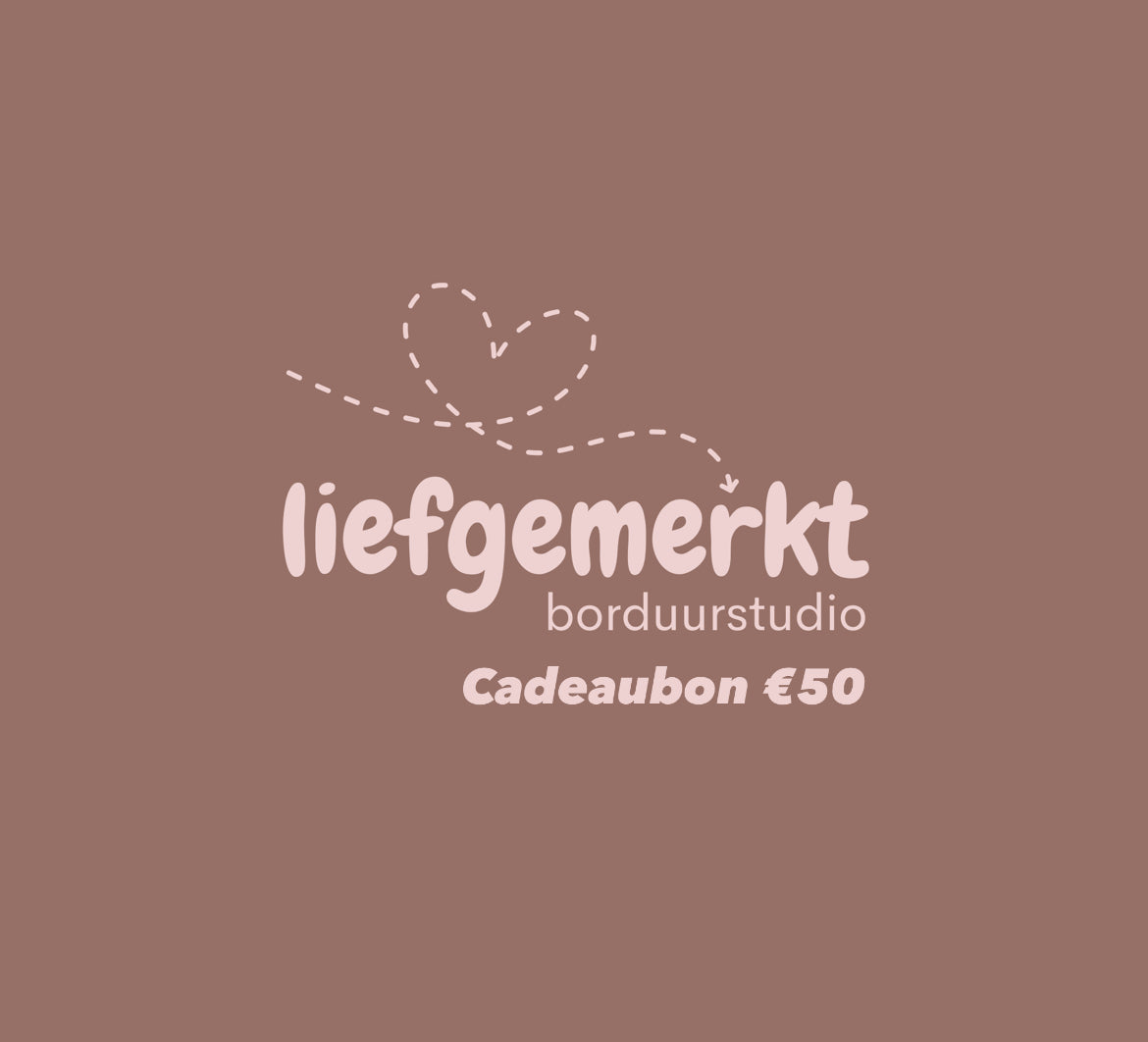 Cadeaubon liefgemerkt