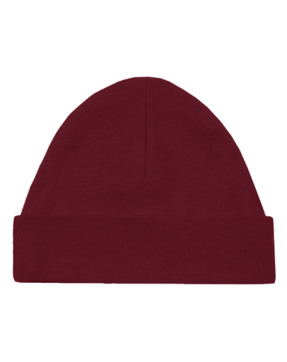 Burgundy newborn mutsje • liefgemerkt