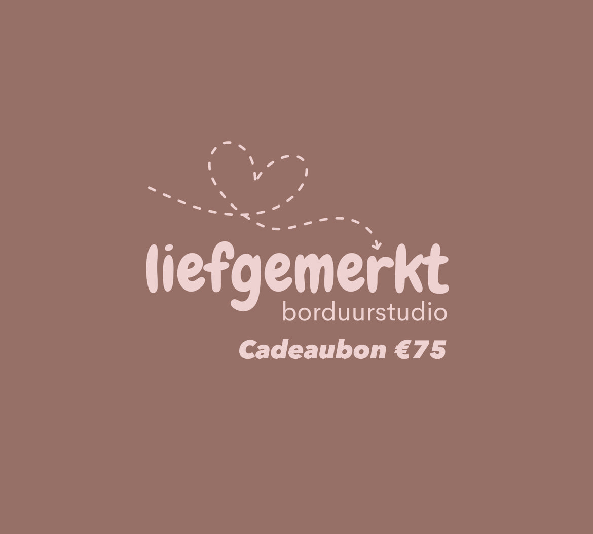 Cadeaubon liefgemerkt