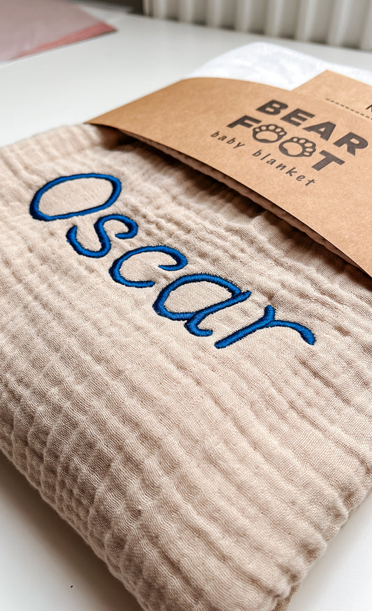 Fleece deken zand • BEARFOOT