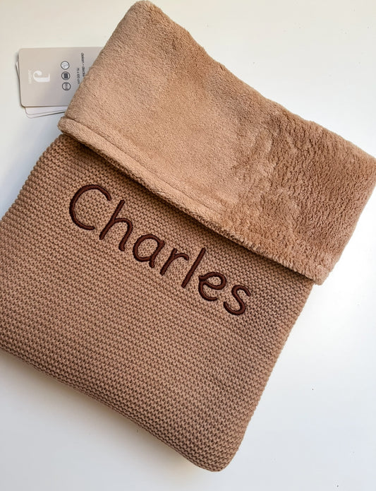 Basic Knit + fleece biscuit • Jollein