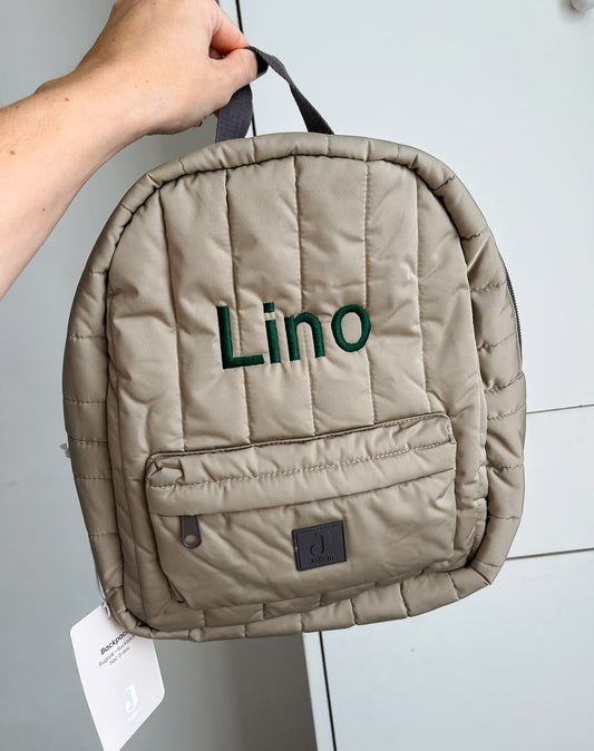 Rugzak puffed olive green • Jollein