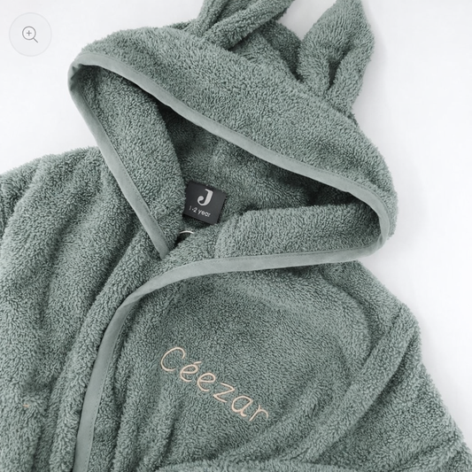 Badjas ash green • Jollein