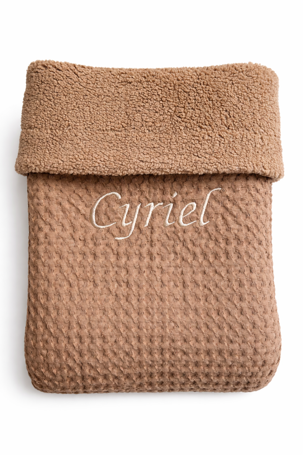 Wafel wiegdeken taupe • Meyco Baby