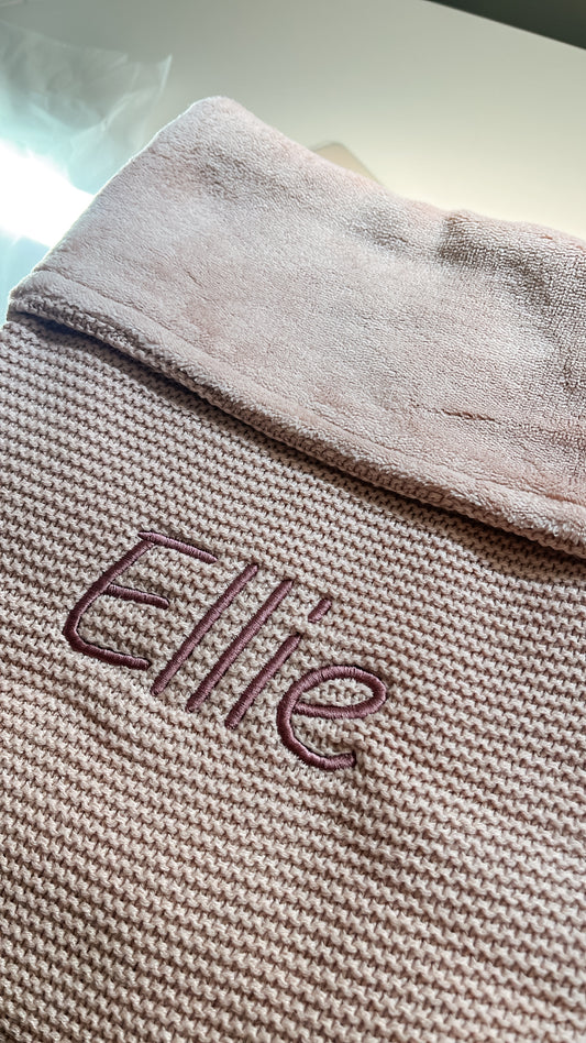 Basic Knit + fleece wild rose • Jollein