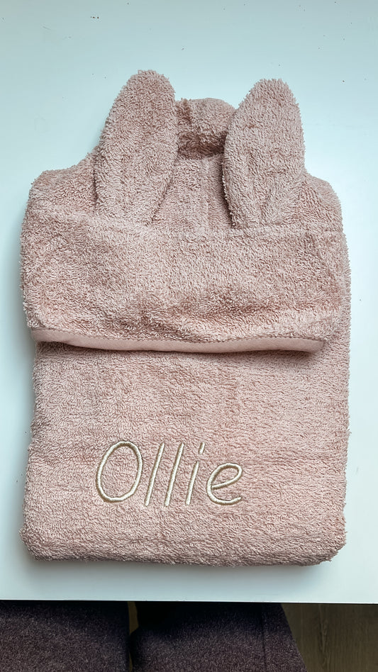Badponcho wild rose • Jollein