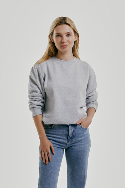 Sweater met lijntekening (dames) • liefgemerkt