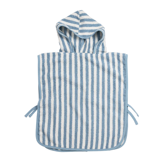 Badponcho stripes Blauw • Meyco Baby