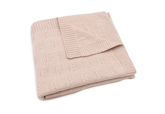 Deken grain knit Wild Rose • Jollein