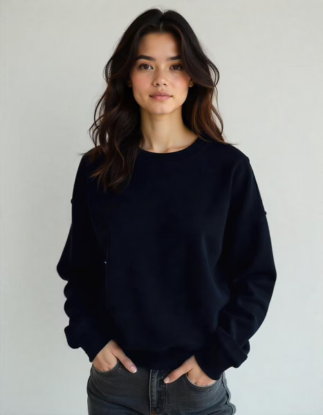 Sweater met lijntekening (dames) • liefgemerkt